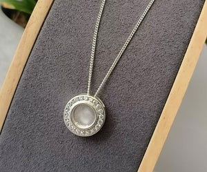 Floating Halo CZ Pendant Floating Halo CZ Pendant