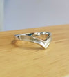 Silver Wishbone Ring