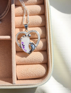 Breastmilk Feet Pendant. Breastmilk Feet Pendant.