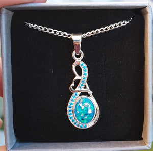 Sterling Silver Oval Infinity Pendant Sterling Silver Oval Infinity Pendant