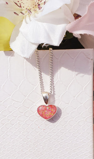 Small Heart Memorial Necklace Small Heart Memorial Necklace