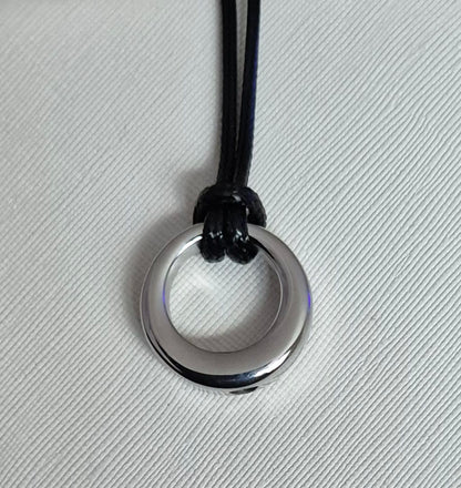 Memorial Ashes Urn Circle Necklace