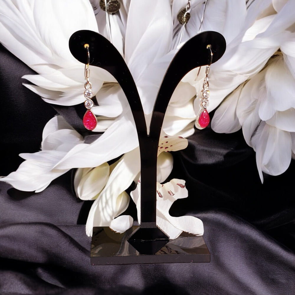 Silver Drop Earrings