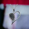Memorial Half Heart Necklace