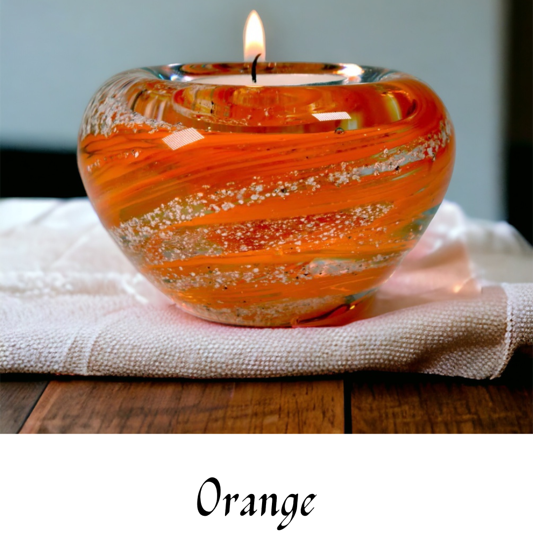 Memorial Ashes Glass Tea Light Holder