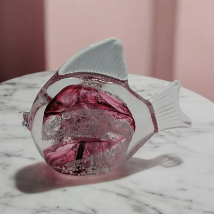 Memorial Glass Fish Ornament