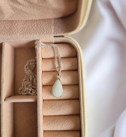 Breastmilk Tear Drop Necklace