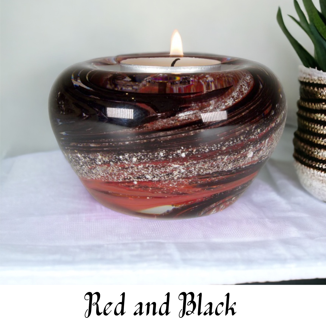 Memorial Ashes Glass Tea Light Holder