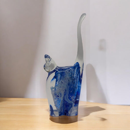 Memorial Glass Cat Ornament