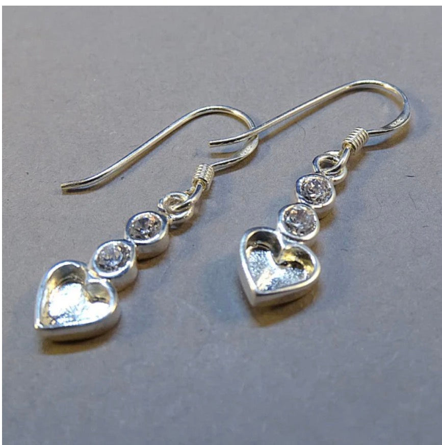 Silver Drop Earrings