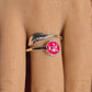 Silver Adjustable Feather Ring