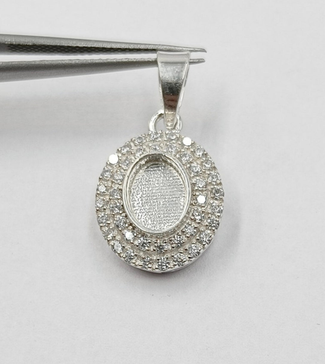 Stunning CZ Oval Necklace