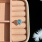 Memorial Silver Pear Shape Ring
