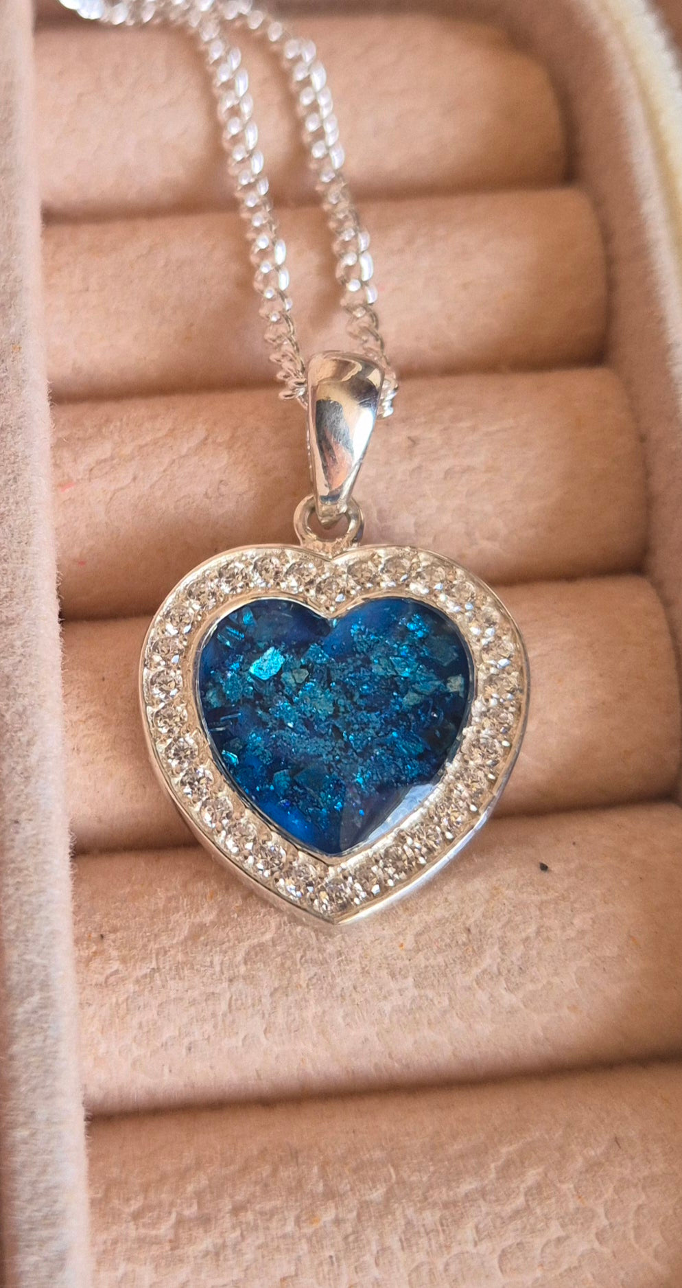 Memorial heart necklace 