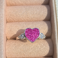 Memorial Heart Wings Ring