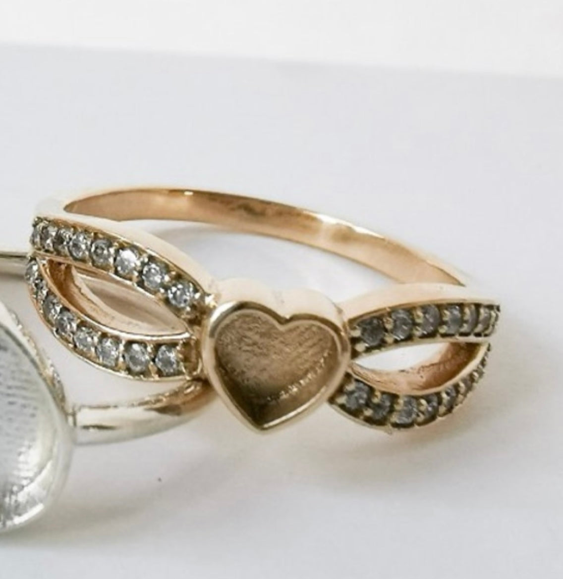 Heart Split Ring